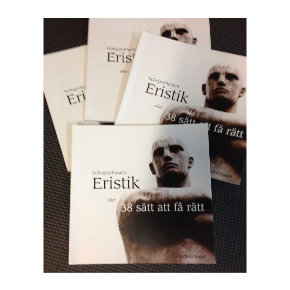 Produktbild för Eristik : eller 38 sätt att få rätt (bok, danskt band)
