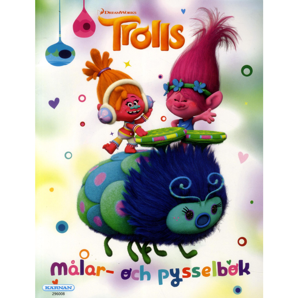 Produktbild för Trolls. Målar- och pysselbok (12-pack) (häftad)