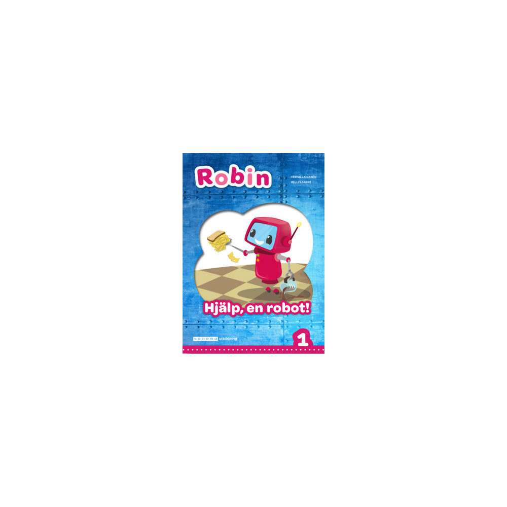 Produktbild för Robin åk 1 Läsebok röd Hjälp, en robot! (häftad)