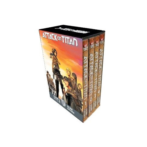 Hajime Isayama Attack On Titan Season 1 Part 1 Manga Box Set (pocket, eng)