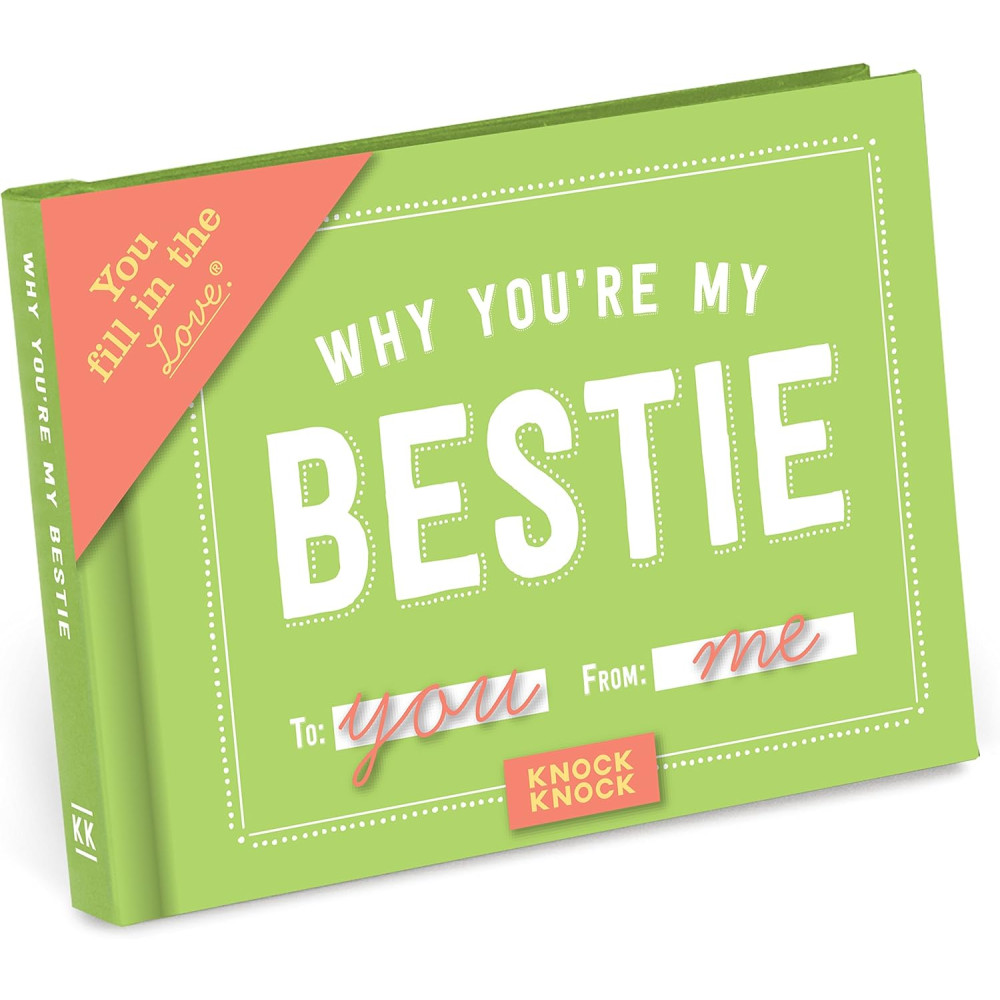 Produktbild för Knock Knock Why You`re My Bestie Fill in the Love Journal