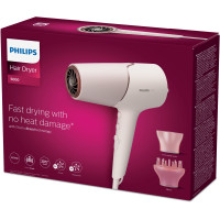 Produktbild för Philips 5000 series BHD530/00 hårfön 2300 W Rosa, Vit