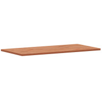 Produktbild för Bänkskiva för badrum 100x50x1,5 cm massivt bokträ