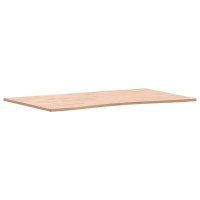 Produktbild för Bordsskiva 100x(55-60)x1,5 cm massivt bokträ