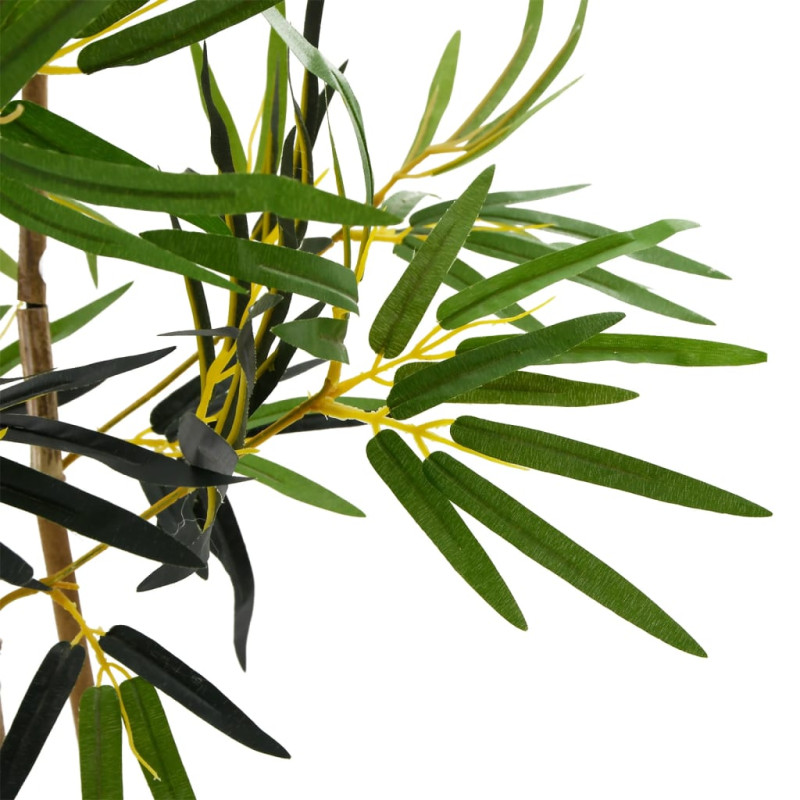 Produktbild för Konstväxt bambu 828 blad 150 cm grön