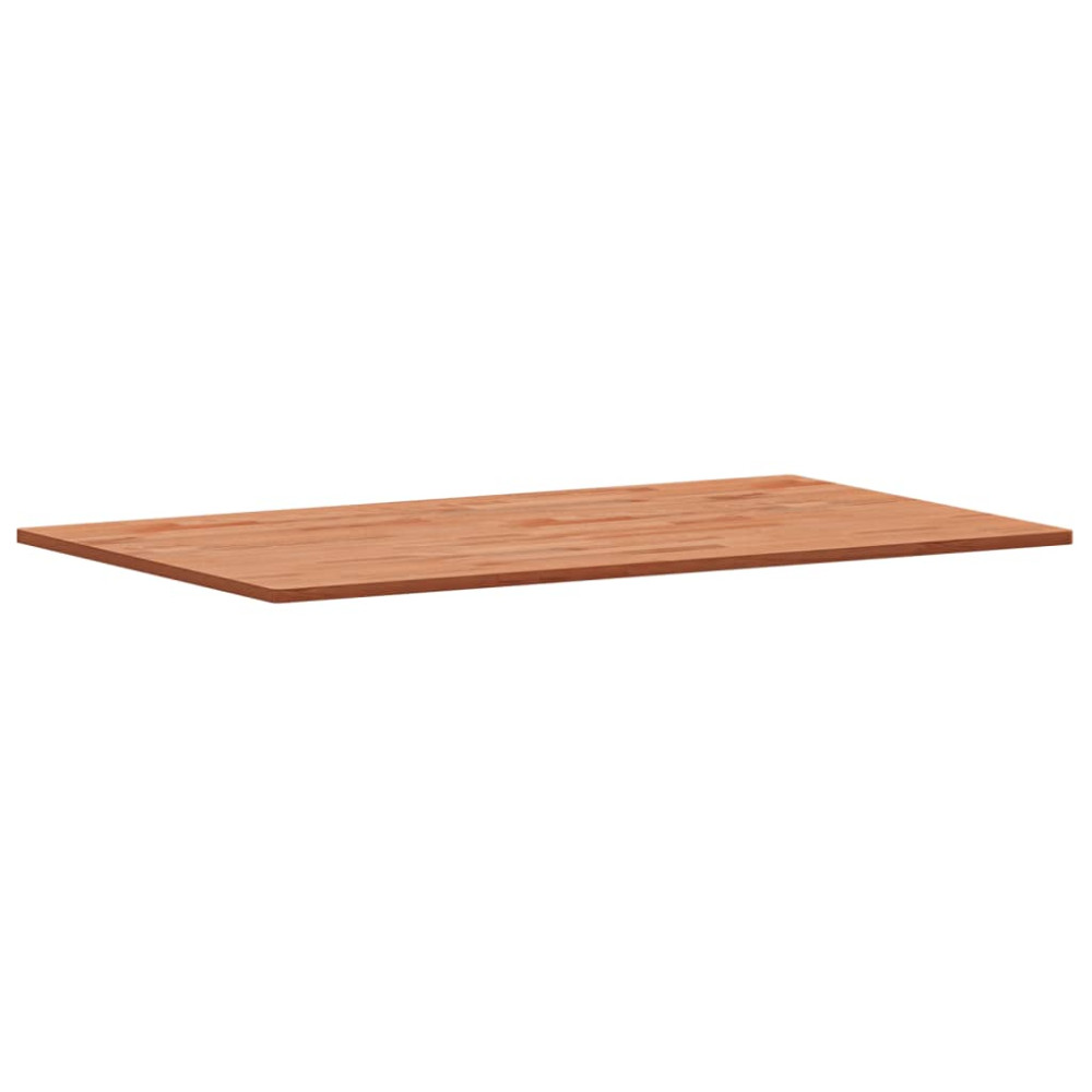 Produktbild för Bänkskiva för badrum 100x60x1,5 cm massivt bokträ