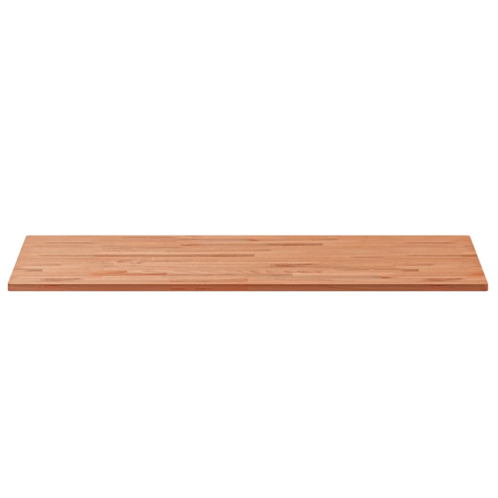 Produktbild för Bänkskiva för badrum 100x60x1,5 cm massivt bokträ