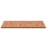 Produktbild för Bänkskiva för badrum 100x60x1,5 cm massivt bokträ