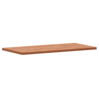 Produktbild för Bänkskiva för badrum 100x50x2,5 cm massivt bokträ