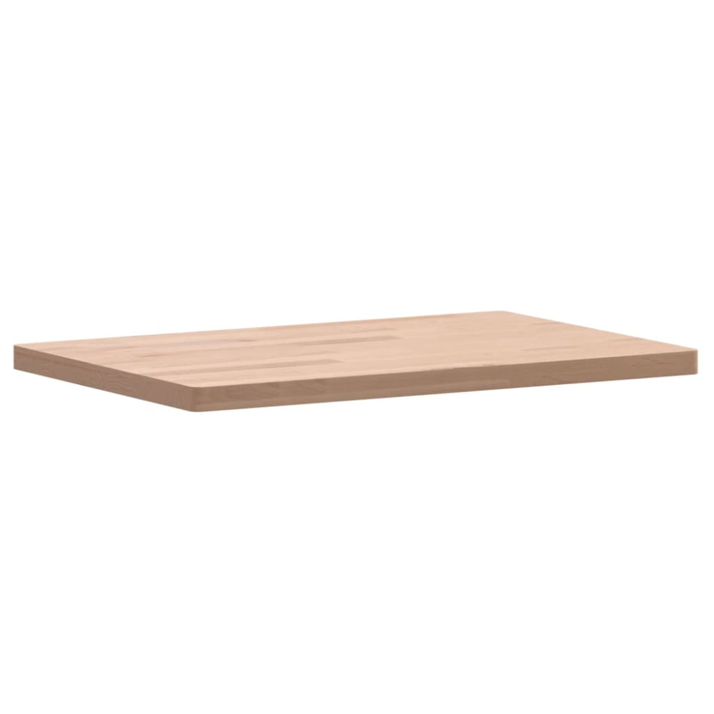 Produktbild för Bänkskiva för badrum 60x40x2,5 cm massivt bokträ