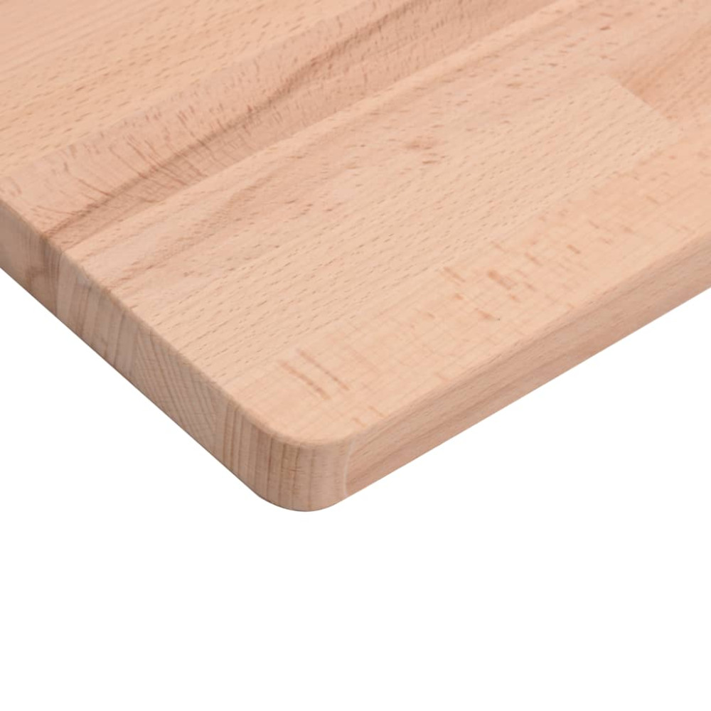 Produktbild för Bänkskiva för badrum 60x40x2,5 cm massivt bokträ