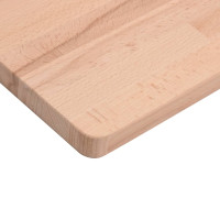 Produktbild för Bänkskiva för badrum 60x40x2,5 cm massivt bokträ