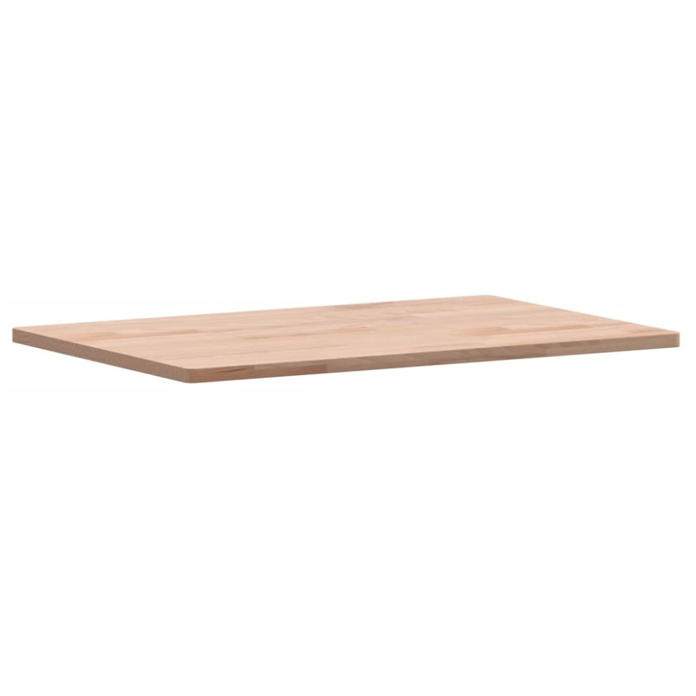 Produktbild för Bänkskiva för badrum 60x40x1,5 cm massivt bokträ