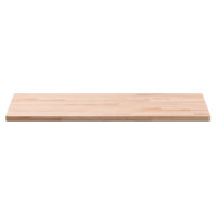 Produktbild för Bänkskiva för badrum 60x40x1,5 cm massivt bokträ