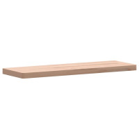 Produktbild för Vägghylla 60x20x2,5 cm massivt bokträ