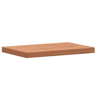 Produktbild för Bänkskiva för badrum 80x40x4 cm massivt bokträ