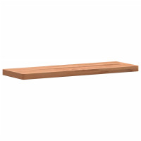 Produktbild för Vägghylla 60x20x2,5 cm massivt bokträ