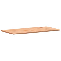 Produktbild för Bordsskiva 100x50x1,5 cm massivt bokträ