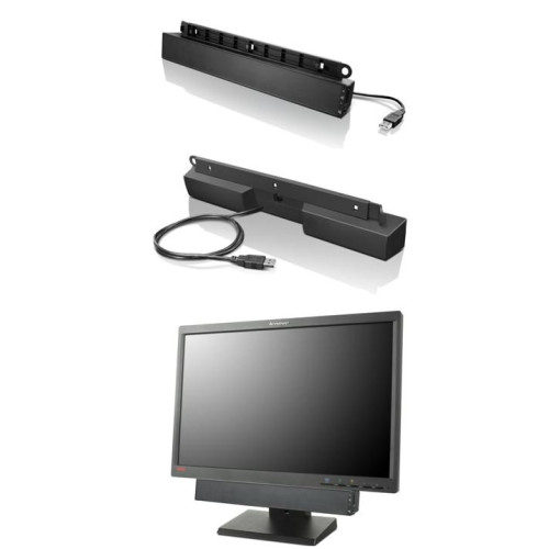 Lenovo Lenovo USB Soundbar Svart 2.0 kanaler 2,5 W