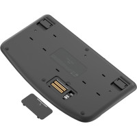 Produktbild för Logitech Wave Keys tangentbord Trådlös RF + Bluetooth QWERTY Dansk, Finsk, Norsk, Svensk grafit