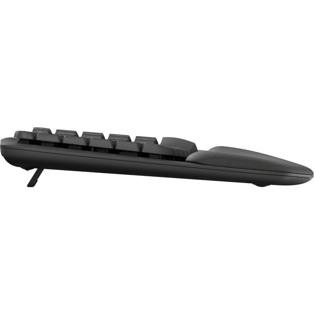 Produktbild för Logitech Wave Keys tangentbord Trådlös RF + Bluetooth QWERTY Dansk, Finsk, Norsk, Svensk grafit