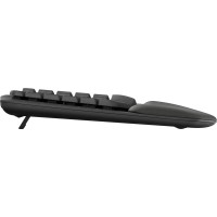 Produktbild för Logitech Wave Keys tangentbord Trådlös RF + Bluetooth QWERTY Dansk, Finsk, Norsk, Svensk grafit