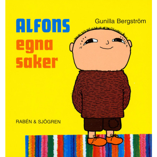 Gunilla Bergström Alfons egna saker (bok, board book)