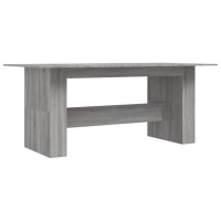 Miniatyr av produktbild för Matbord grå sonoma 180x90x76 cm konstruerat trä