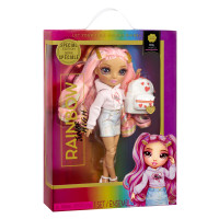 Miniatyr av produktbild för Rainbow High Junior High Special Edition Doll- Kia Hart (Pink)