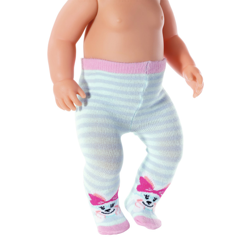 Produktbild för BABY born Tights 2x, 2 ass. Docktights