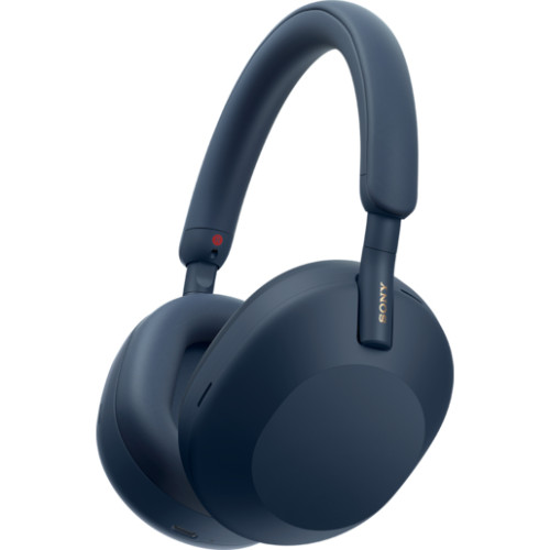Sony Sony WH-1000XM5 Headset Kabel & Trådlös Huvudband Samtal/musik Bluetooth Blå