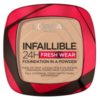 Miniatyr av produktbild för L'Oreal Infaillible 24h Fresh Wear Powder Foundation True Beige 130