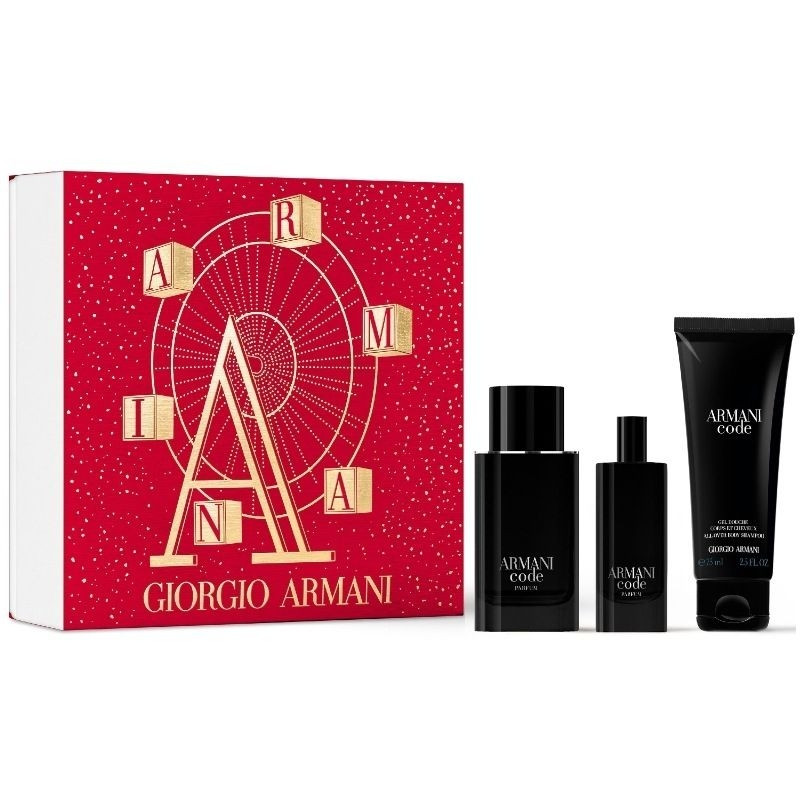 Produktbild för Giftset Armani Code Le Parfum Edp 75ml + Edp 15ml + After Shave Balm 75ml