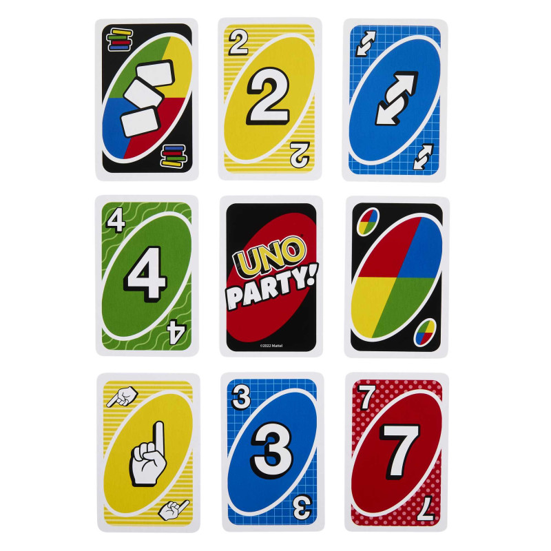 Produktbild för Games HMY49 sällskapsspel UNO Party Kortspel Kasta kort