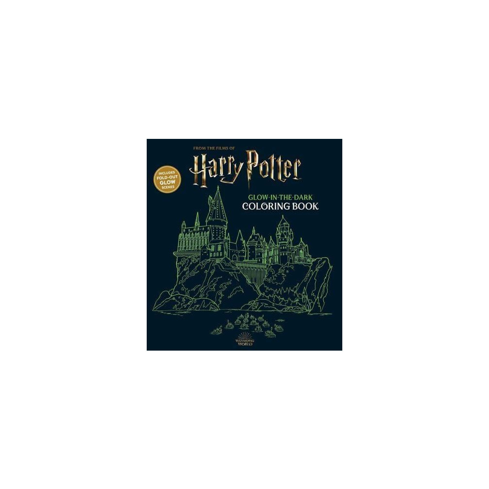 Produktbild för Harry Potter Glow in the Dark Coloring Book (häftad, eng)