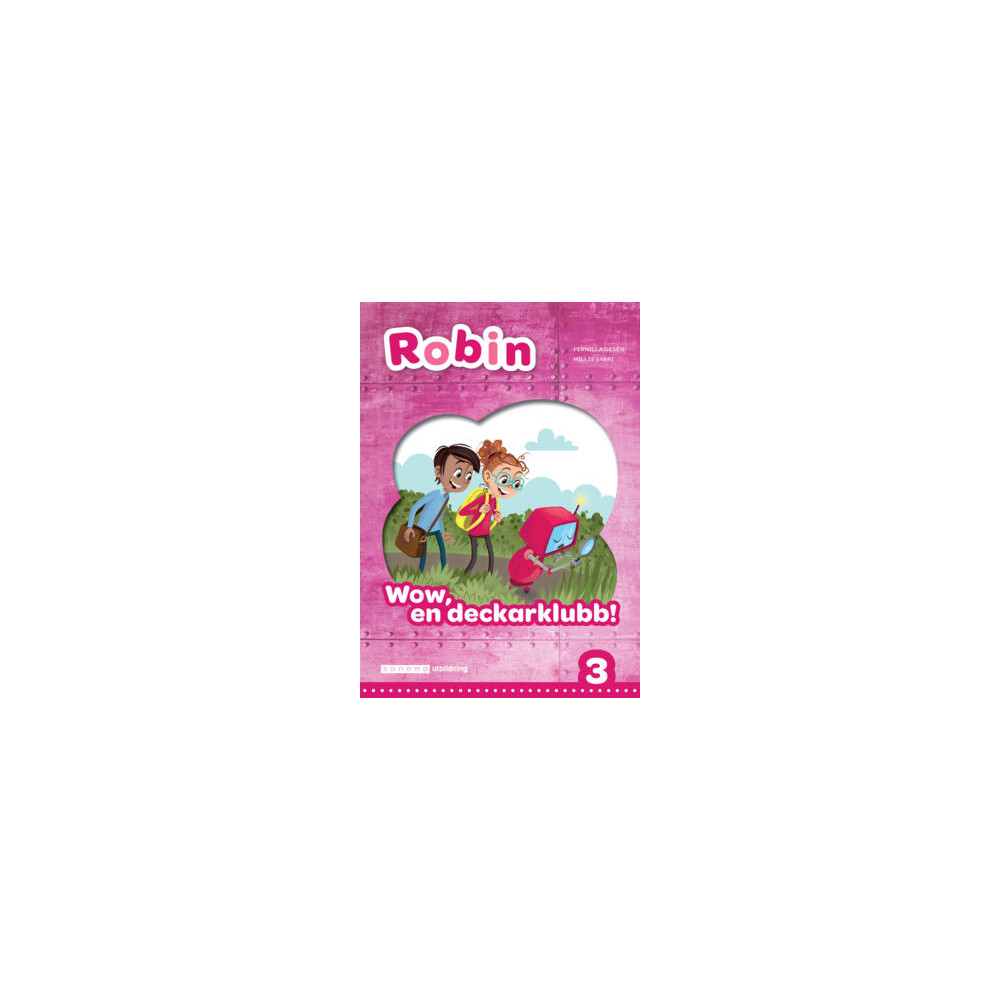 Produktbild för Robin åk 3 Läsebok röd Wow, en deckarklubb! (häftad)