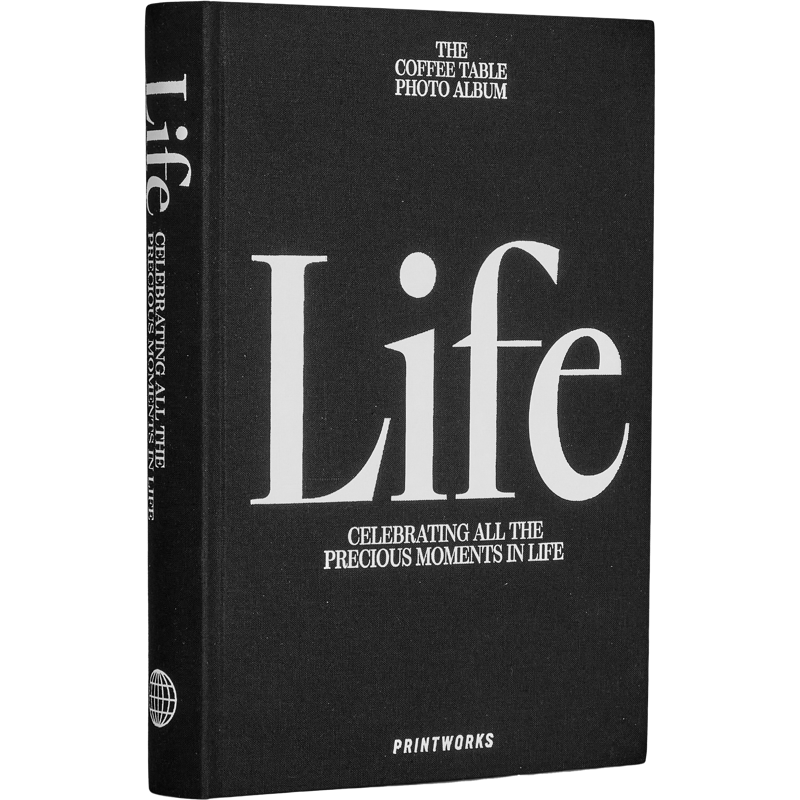 Produktbild för Printworks CoffeeTable PhotoBook Life Black