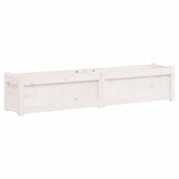 Produktbild för Odlingslåda vit 150x31x31 cm massiv furu