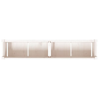 Produktbild för Odlingslåda vit 150x31x31 cm massiv furu