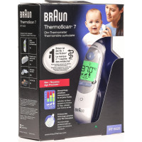 Produktbild för Braun ThermoScan 7 Fjärravkänning Vit Öra