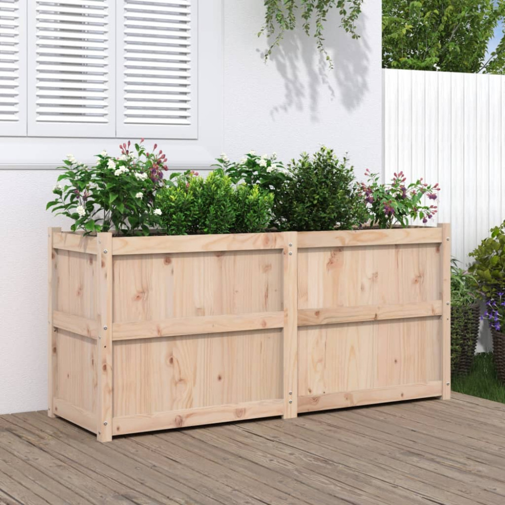 Produktbild för Odlingslåda 150x50x70 cm massiv furu