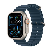 Produktbild för Apple Watch Ultra 2 OLED 49 mm Digital 410 x 502 pixlar Pekskärm 4G Titan GPS