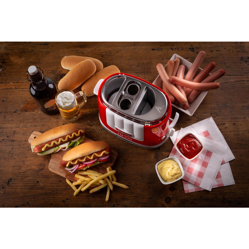 Produktbild för Ariete 00C020600AR0 varmkorvsmaskin Varmkorvsmaskin grill 650 W Röd