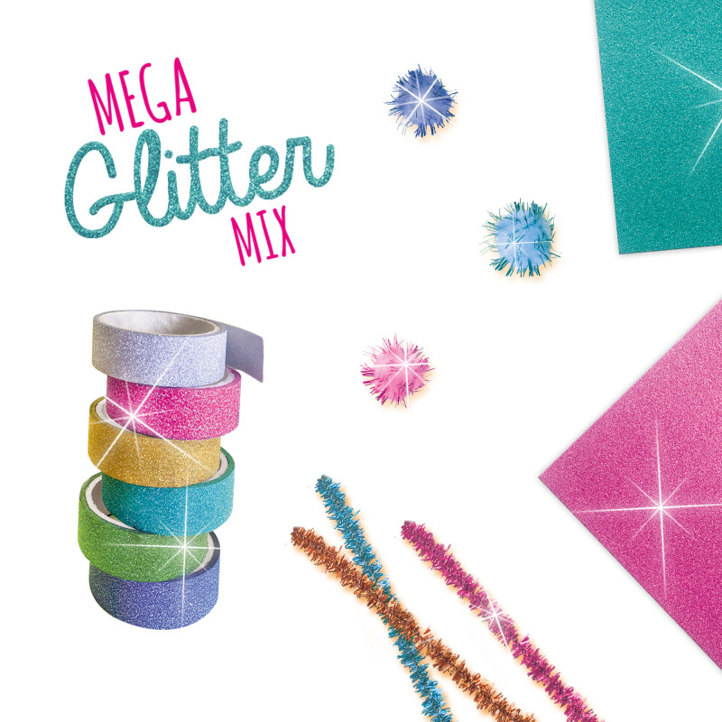 Produktbild för SES Creative Mega glitter handicraft set