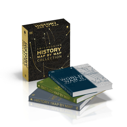 DK History Map by Map Collection: 3 Book Box Set (inbunden, eng)
