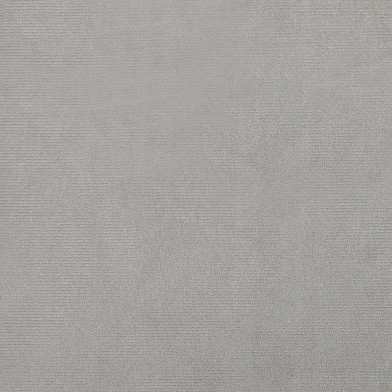 Produktbild för Fåtölj med fotpall ljusgrå sammet