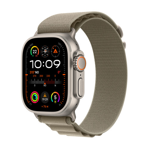 Apple Apple Watch Ultra 2 OLED 49 mm Digital 410 x 502 pixlar Pekskärm 4G Titan GPS