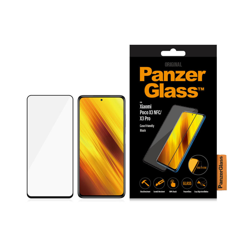 Produktbild för PanzerGlass 8034 skärm- och baksidesskydd till mobiltelefon Genomskinligt skärmskydd Xiaomi 1 styck