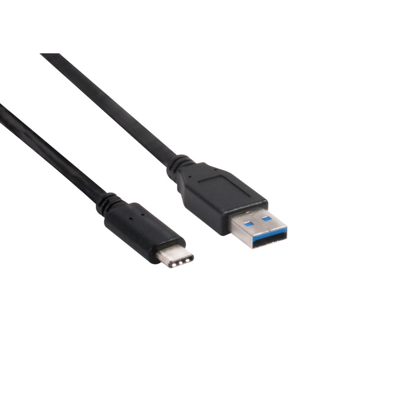 Produktbild för CLUB3D USB Type-C to Type-A Cable Male/Male 1Meter 60Watt
