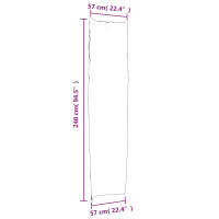 Produktbild för Parasollöverdrag svart 240x57/57 cm 420D oxford